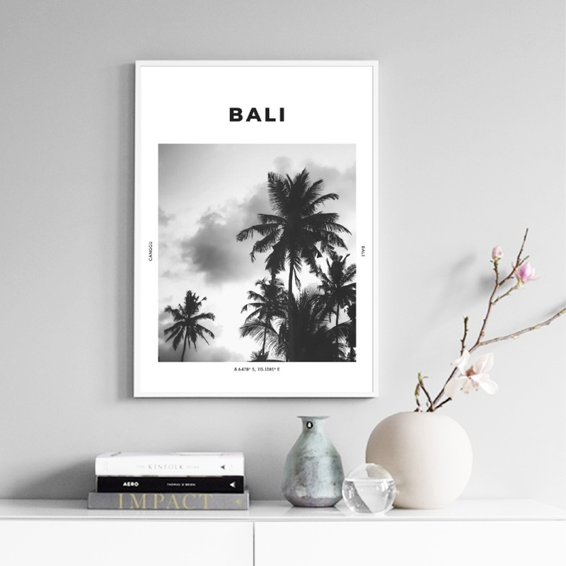 Photography Bali - Bali Travel Print czarny biały fotografia