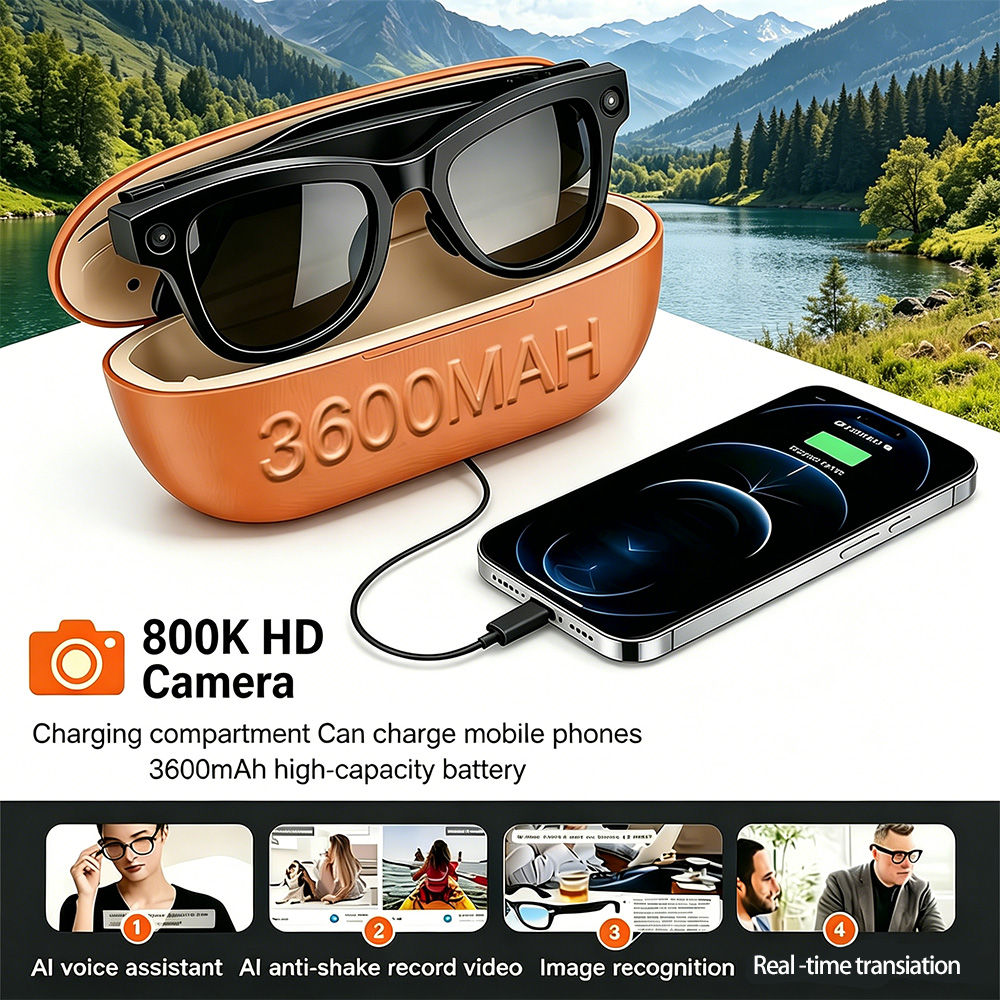 Photography With Ai - Inteligentne okulary AI z kamerą do