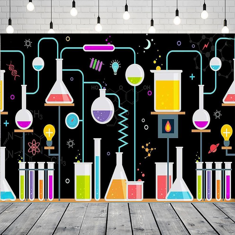 Photography Online - Tło fotograficzne tablica chemiczna laboratoryjna z