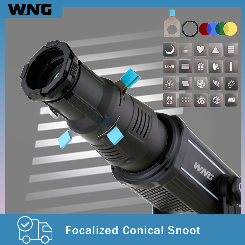 Beauty Dish Softbox - Projektor Bowens Mount z Wzorami Gobo,