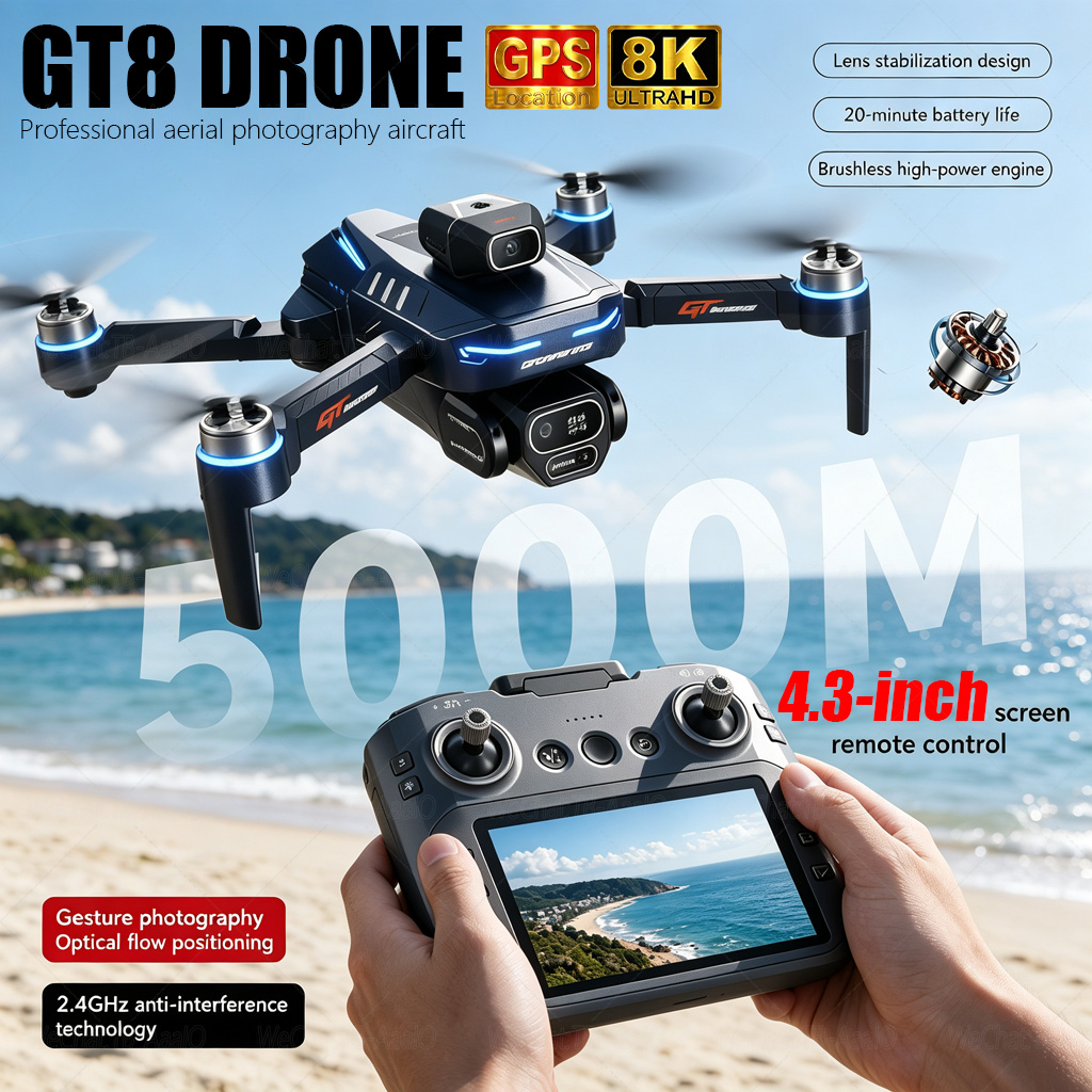 Photography Pro - NOWY Dron GT8 HD RC 4K