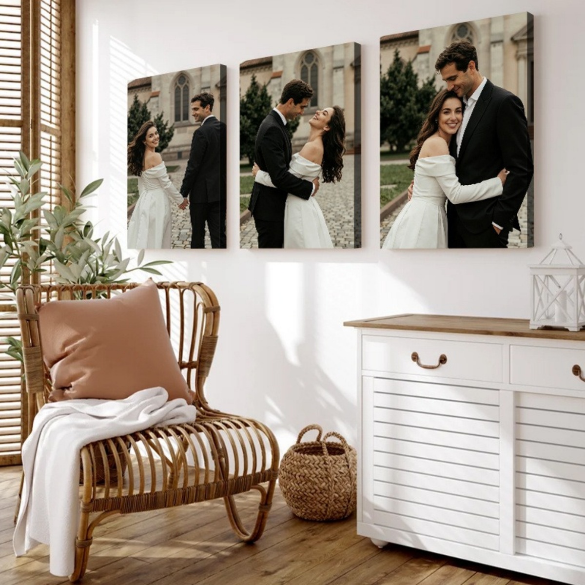 Photography Poster - Zestaw 3 personalizowanych obrazów na płótnie