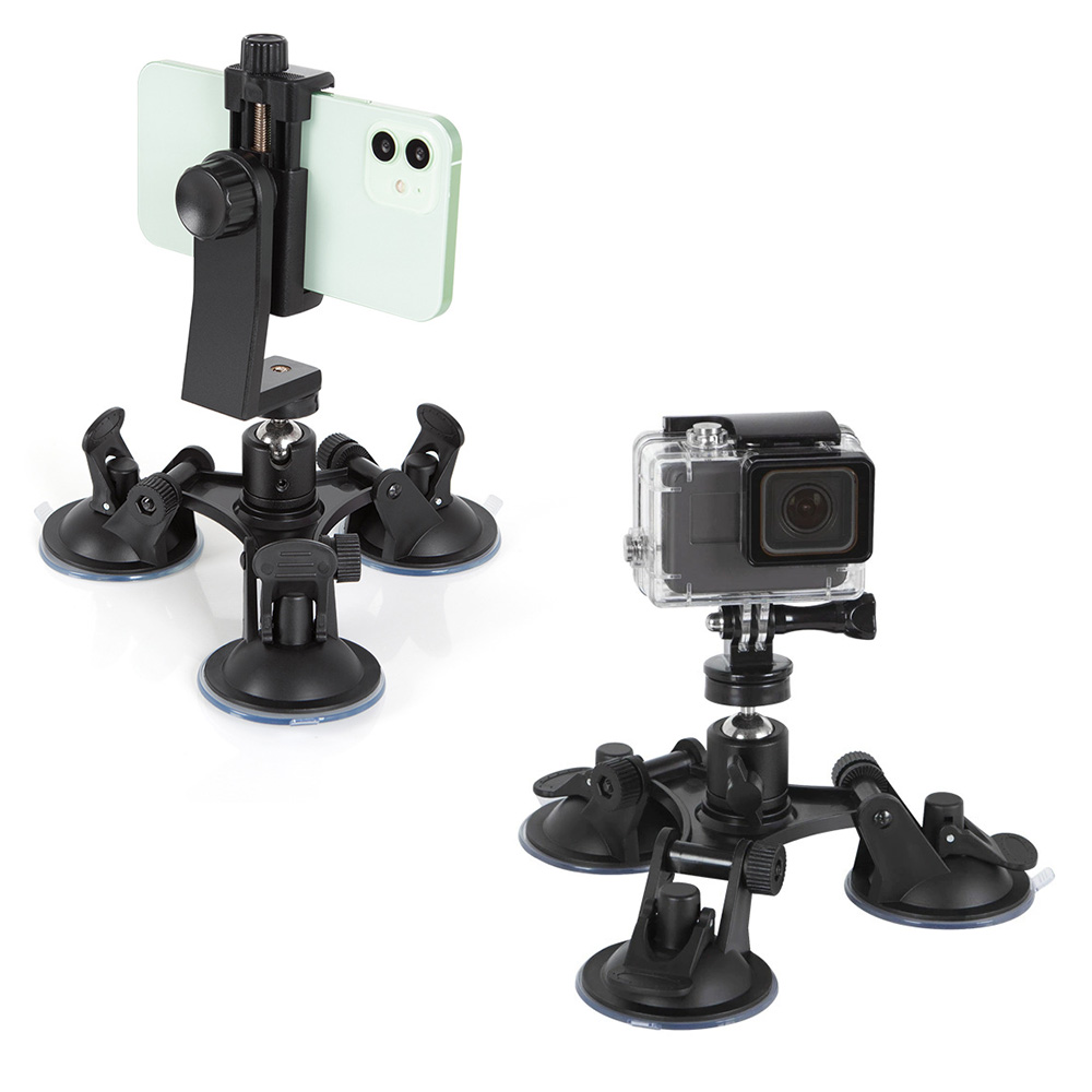 Fluid Head Tripod - Mocny uchwyt z przyssawką i głowicą