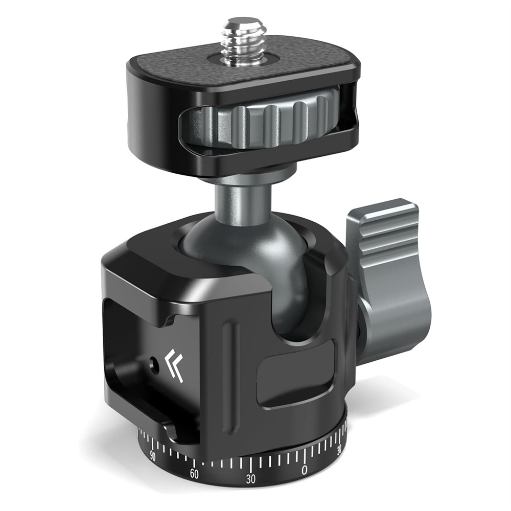 Fluid Head Tripod - Aluminiowa głowica panoramiczny statyw Mini piłka