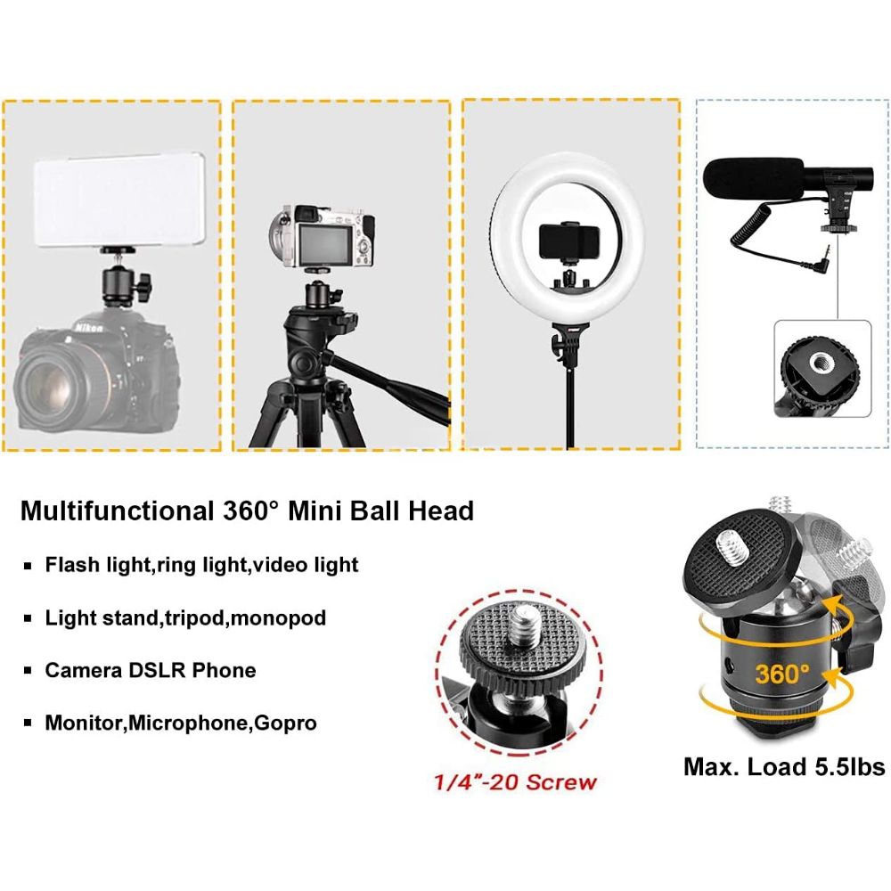 ERIKOLE Super Clamp z 360 °    – Fluid Head Tripod recenzja i cena
