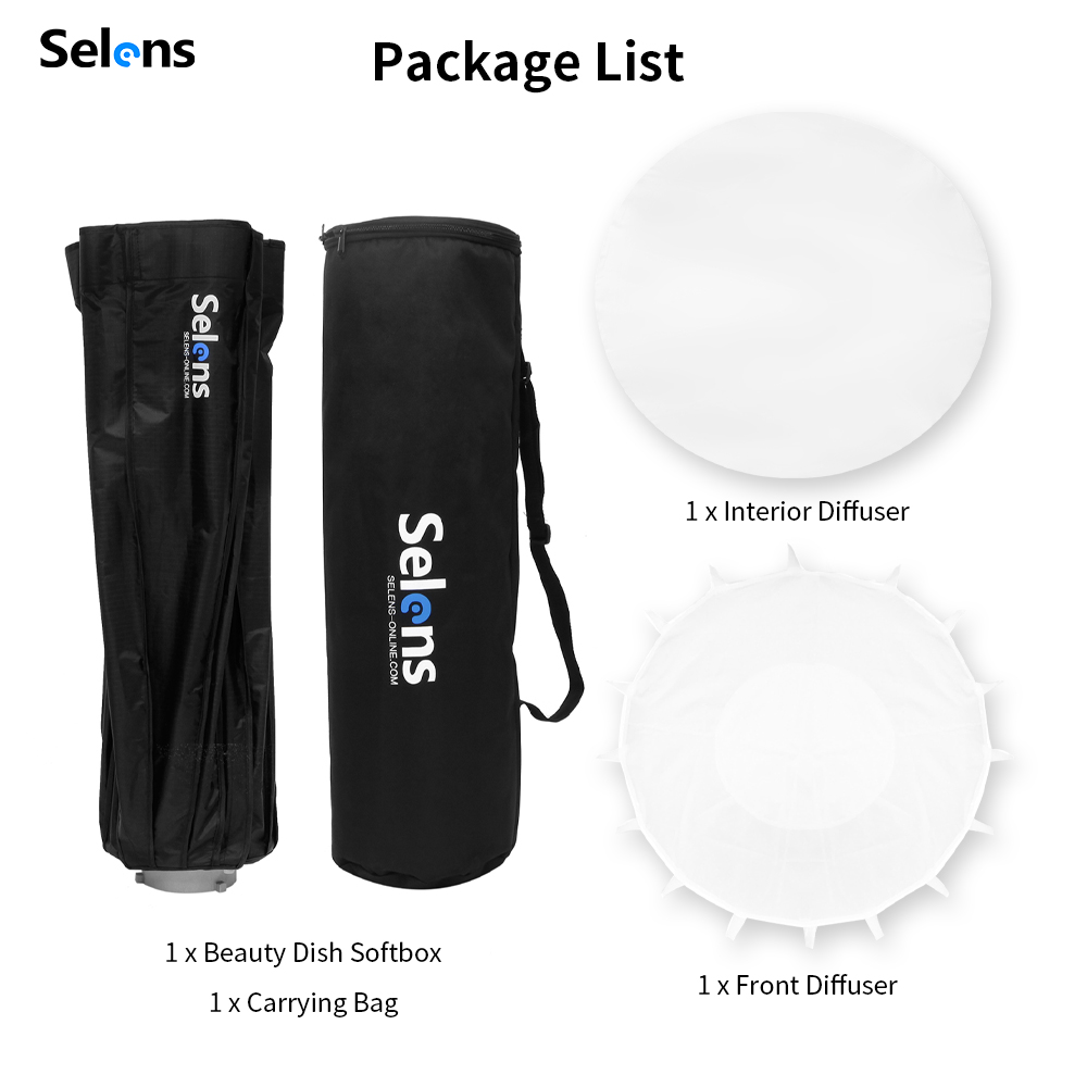 Selens 85cm parasol Radar Soft – Beauty Dish Softbox recenzja i cena