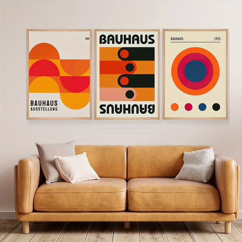 3 szt./zestaw Plakaty Bauhaus  – Photography Geometry recenzja i cena