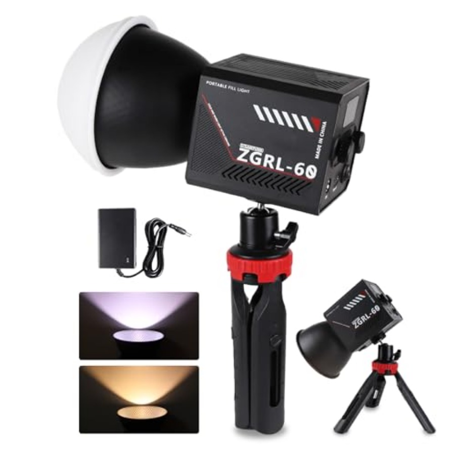 Przenośna lampa wideo LED COB  – Photography Video recenzja i cena