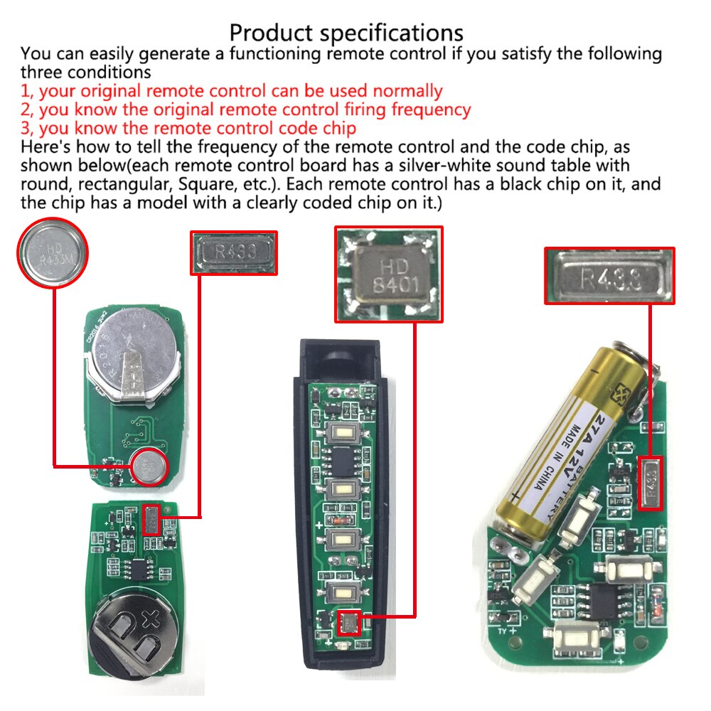 433MHZ kopiuj pilot Auto 4 kan – Remote Shutter Release recenzja i cena